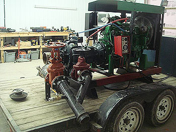 HYDRO PUMPING UNIT - SKID ON TRAILER-2002