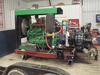 HYDRO PUMPING UNIT - SKID ON TRAILER-2002