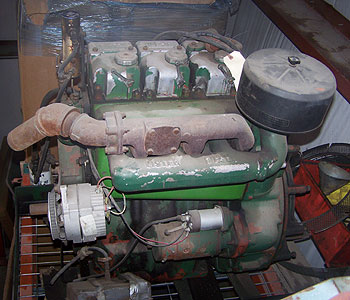 1982 HR3A23 LISTER DIESEL ENGINE 39HP @1800 RPM