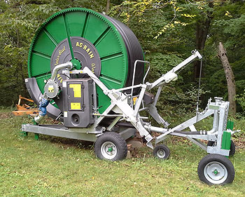 irrigation water reel reels kifco t37 alton manure specials equipment komet ag twin rain