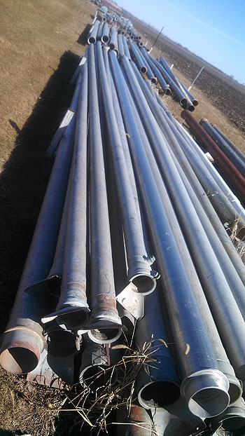 495-4”x30’ Gheen Hook & Latch Pipe